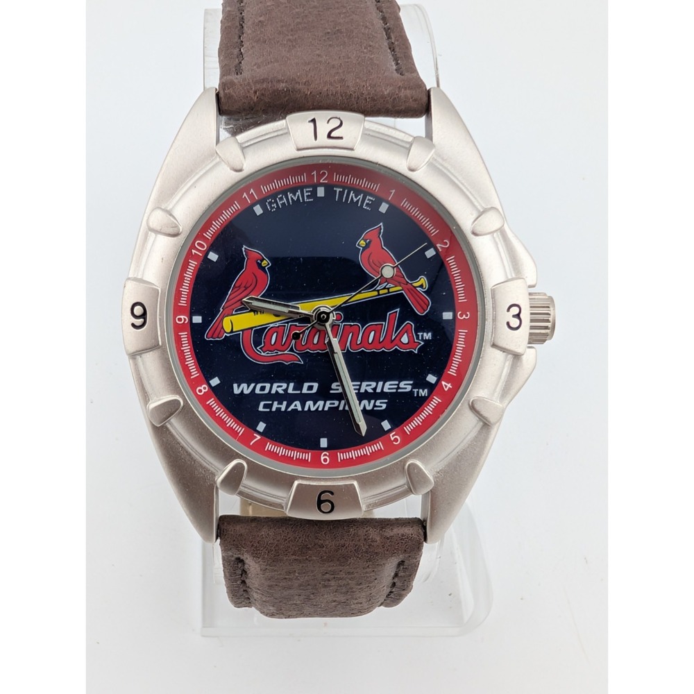 St Louis Cardinals Watch World Series Champions Game Time Watch- New Battery